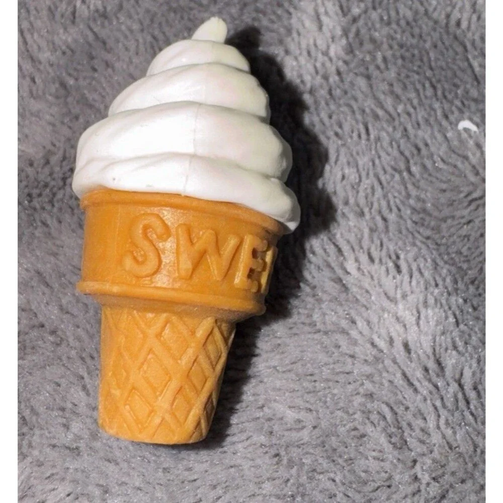 IWAKO Japanese Eraser Set Cake Ice Cream Cone Dessert Novelty 6 PC